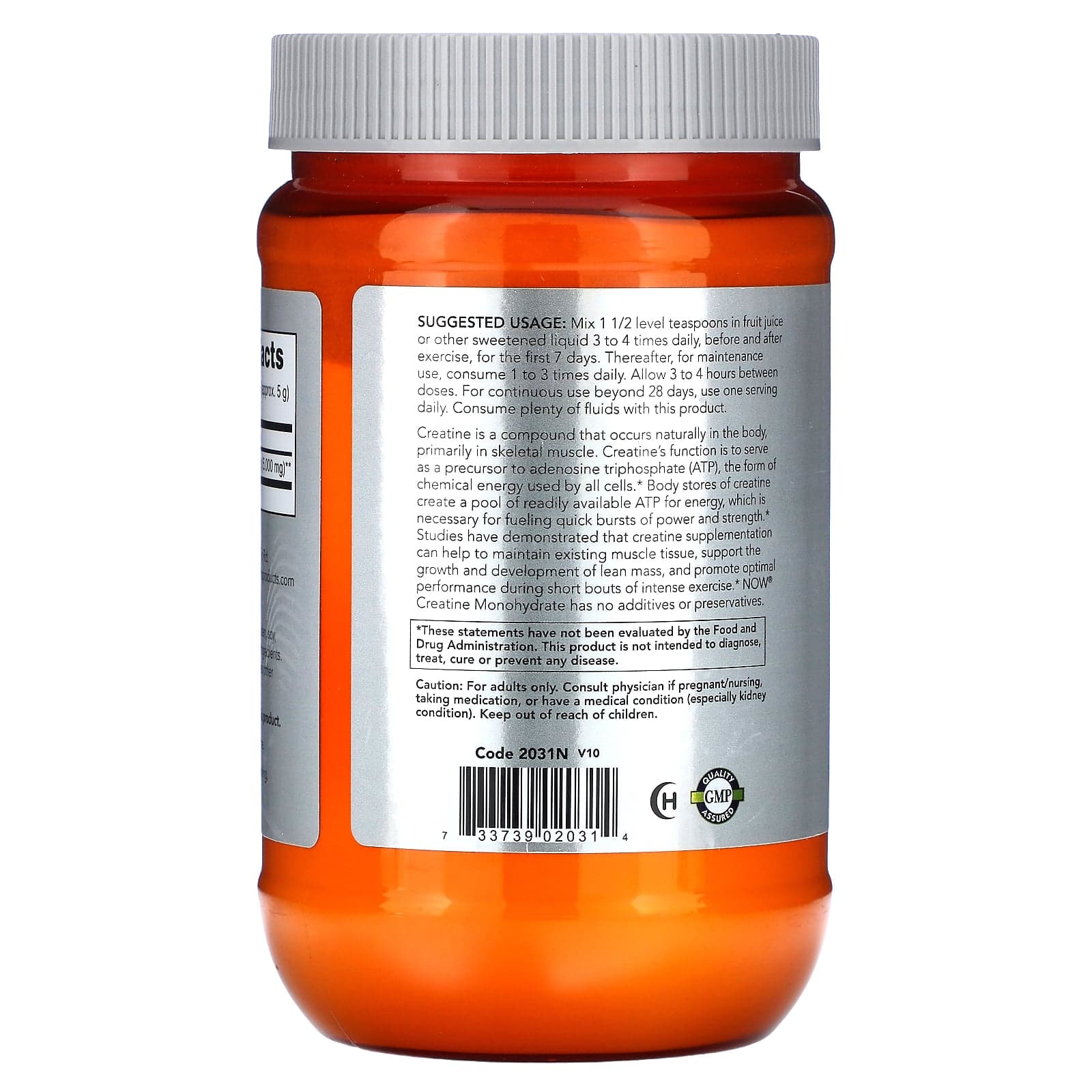 Creatine Monohydrate Powder 500g